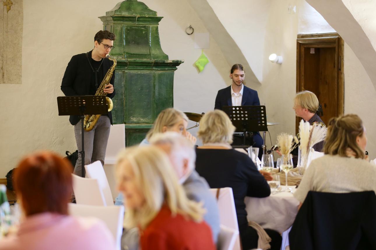 Jazz-Ensemble bei der Tafelmusik im Rittersaal